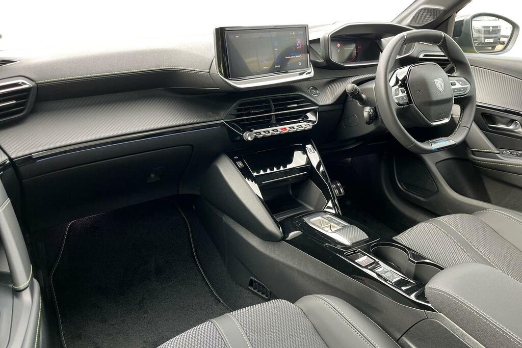 Peugeot e-208 51Kwh Gt Hatchback EA26OYG Yellow #2