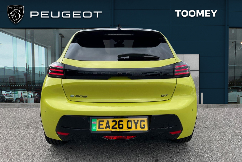 Peugeot e-208 51Kwh Gt Hatchback EA26OYG Yellow #6