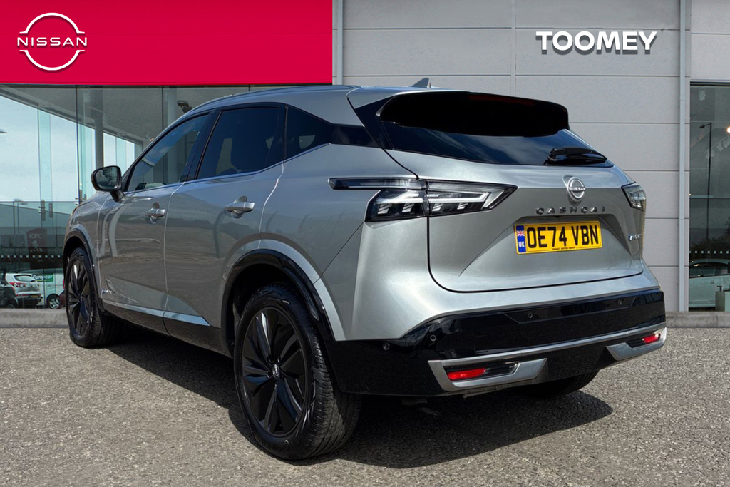 Nissan Qashqai 1.5 H E Power Tekna Suv Hybrid OE74VBN Silver #3