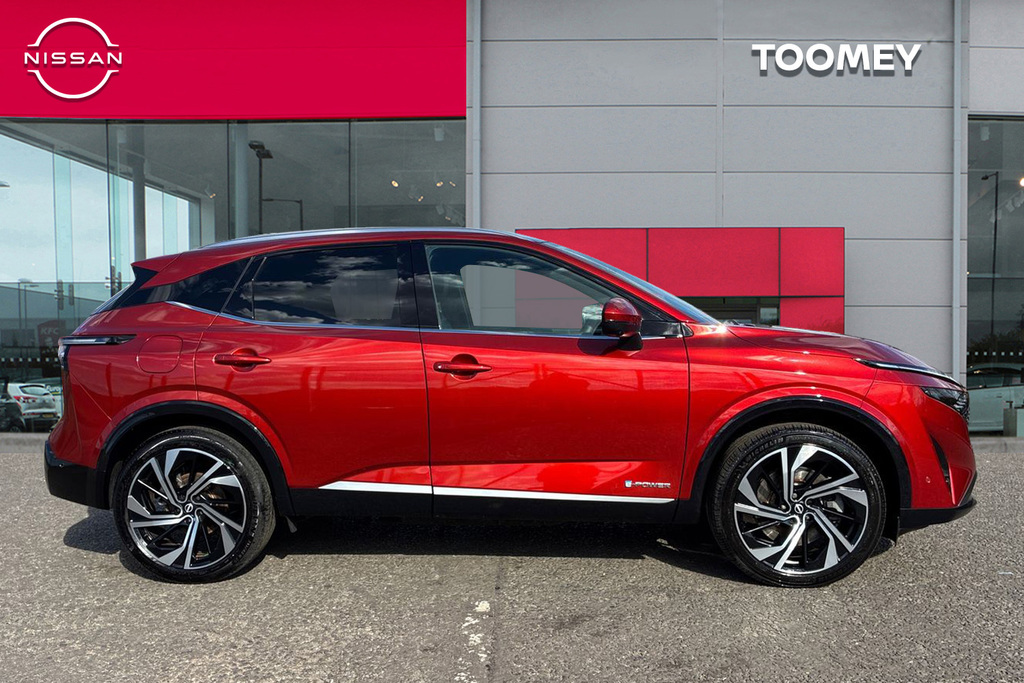 Nissan Qashqai 1.5 H E Power Tekna Plus Suv Hybrid Aut OX74FEO Red #4