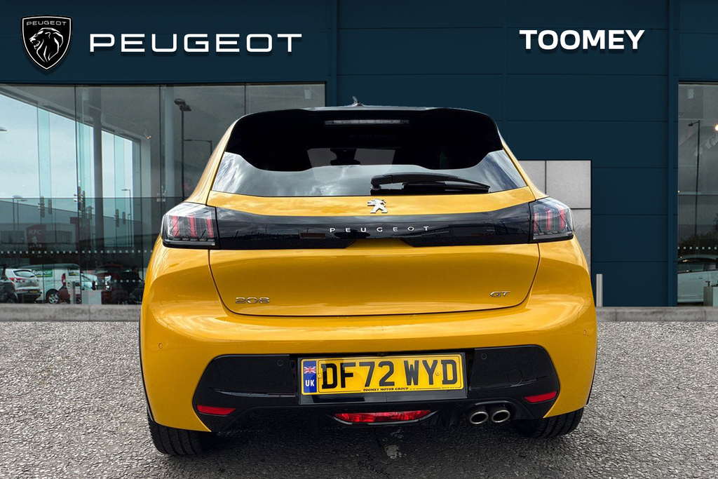 Peugeot 208 1.2 Puretech Gt Hatchback Eat DF72WYD Yellow #6