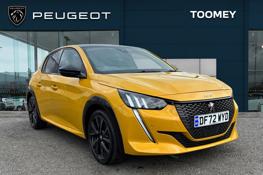 Peugeot 208 1.2 Puretech Gt Hatchback Eat Yellow