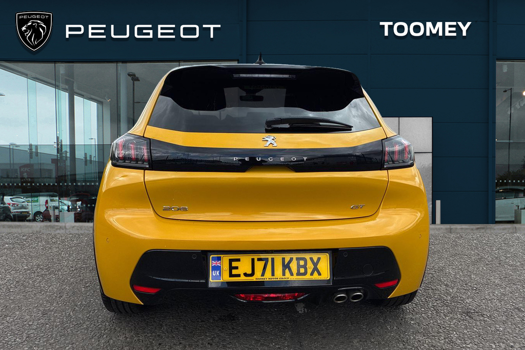 Peugeot 208 1.2 Puretech Gt Premium Hatchback Eat EJ71KBX Yellow #6