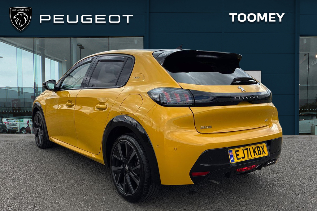 Peugeot 208 1.2 Puretech Gt Premium Hatchback Eat EJ71KBX Yellow #3