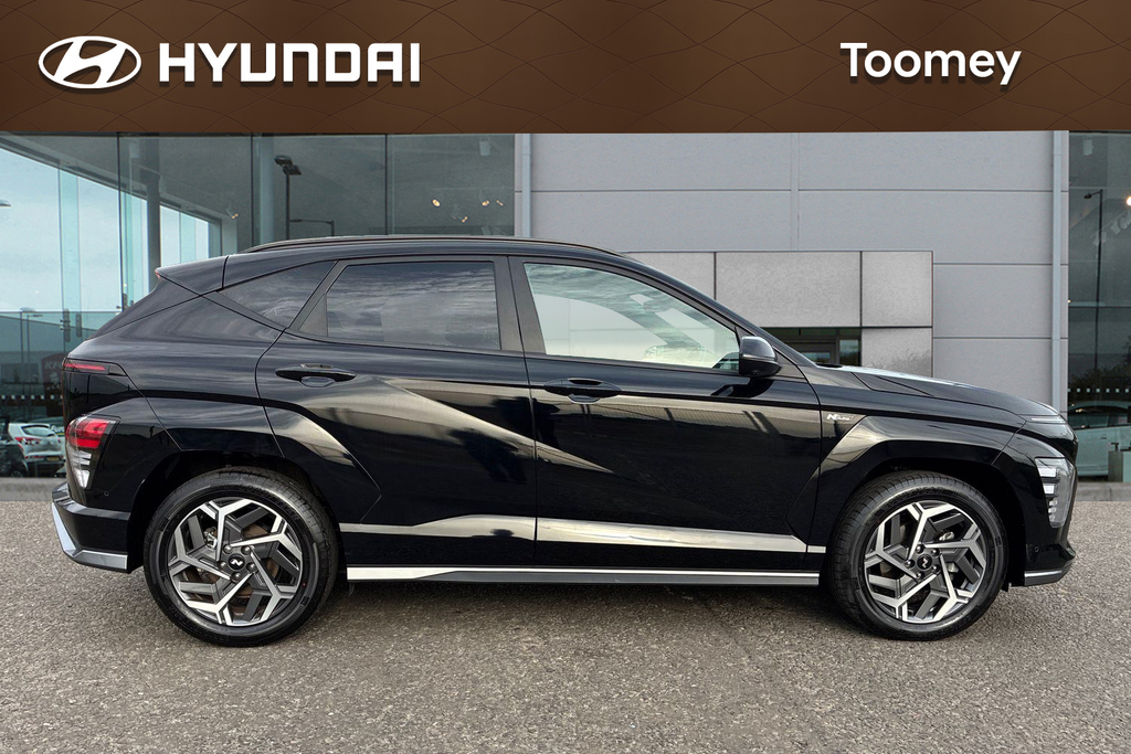 Hyundai Kona 1.6 H Gdi N Line S Suv Hybrid Dct EN74UJS Black #4