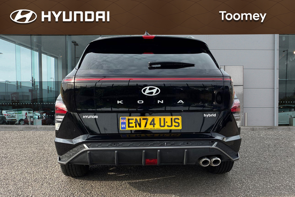 Hyundai Kona 1.6 H Gdi N Line S Suv Hybrid Dct EN74UJS Black #6