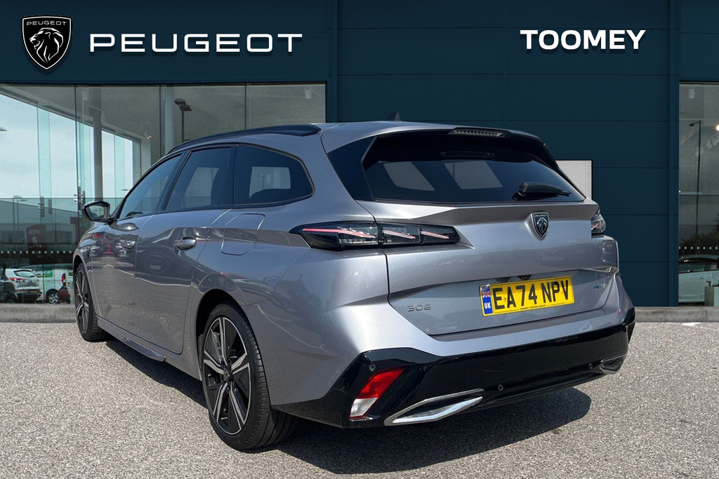 Peugeot 308 SW 1.6 12.4Kwh Gt Estate Plug In Hybrid E EA74NPV Grey #3