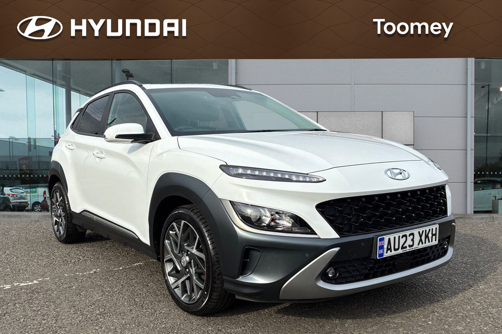 Hyundai Kona 1.6 H Gdi Premium Suv Hybrid Dct White