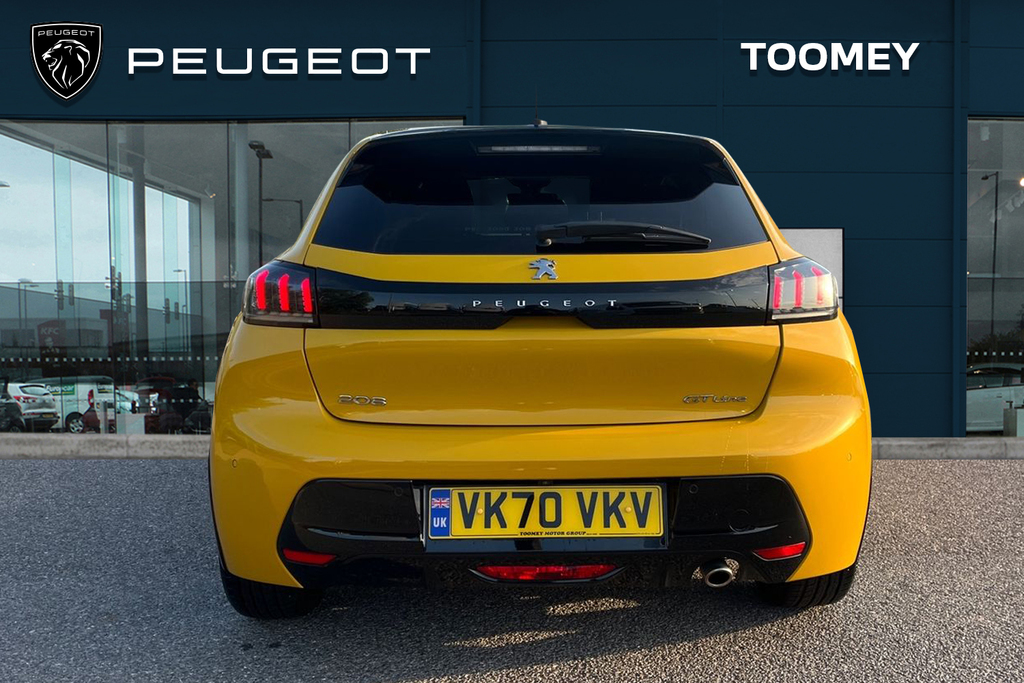 Peugeot 208 1.2 Puretech Gt Line Hatchback VK70VKV Yellow #5