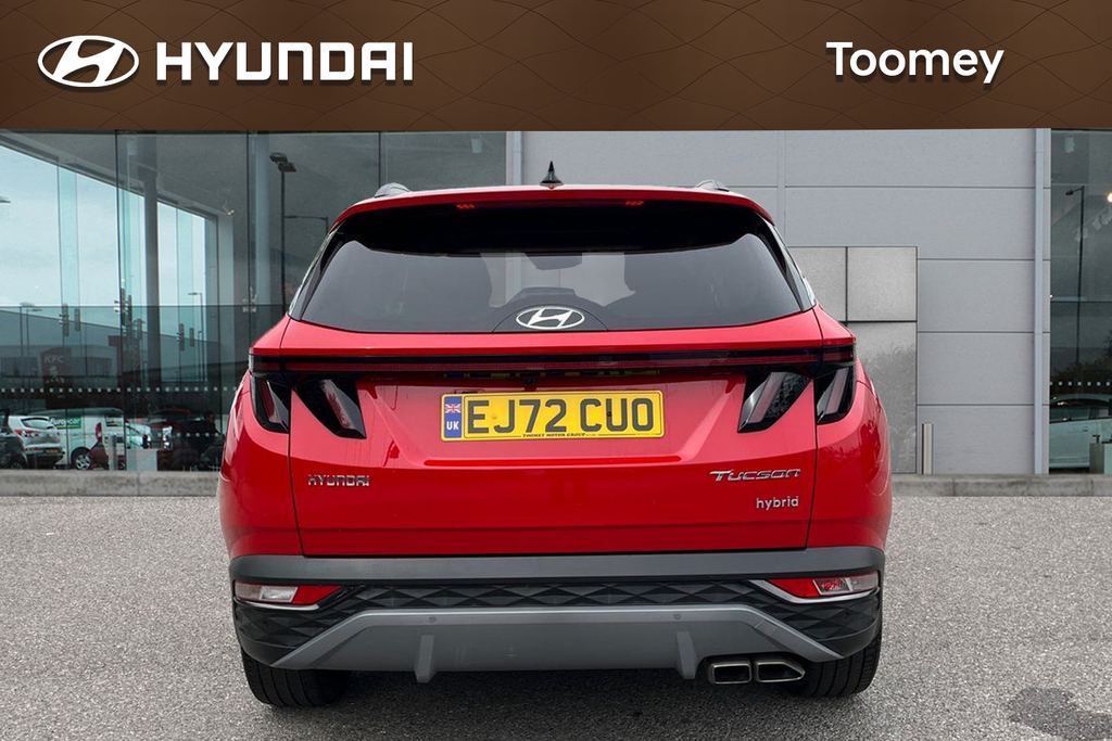 Hyundai Tucson 1.6 H T Gdi Ultimate Suv Hybrid EJ72CUO Red #6
