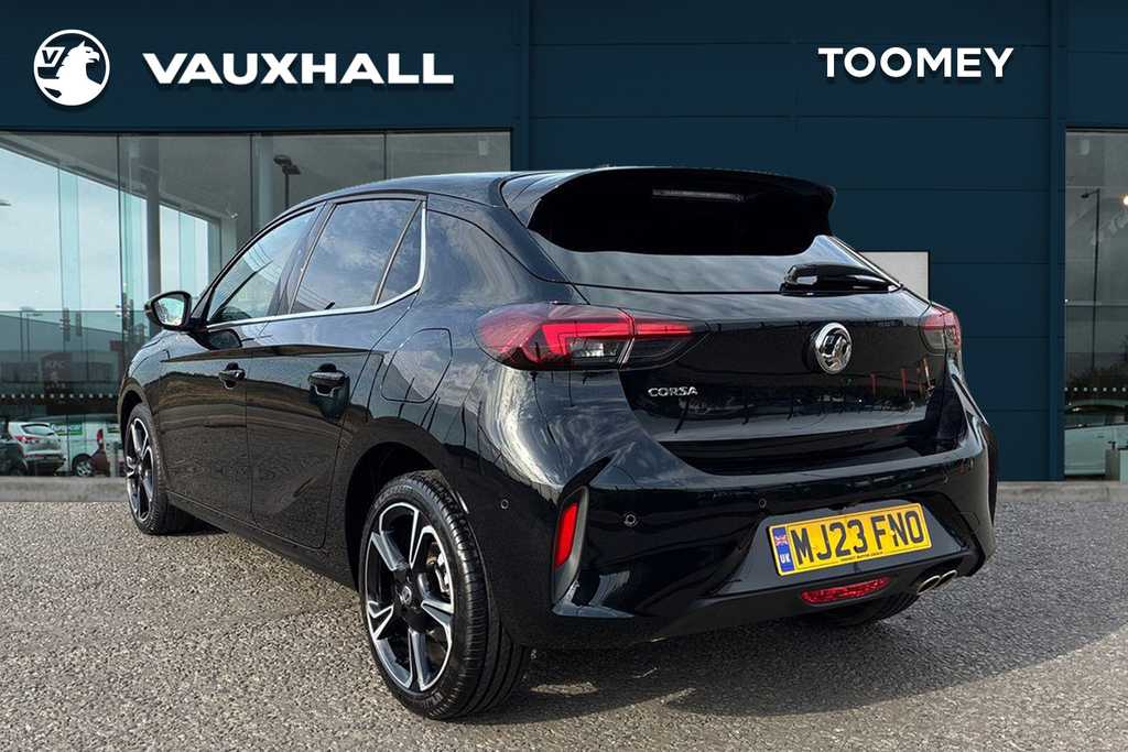 Vauxhall Corsa 1.2 Turbo Ultimate Hatchback MJ23FNO Black #3