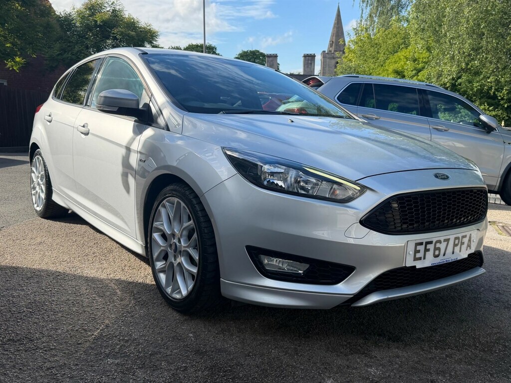 Ford Focus 1.0T Ecoboost St-line Euro 6 Ss EF67PFA Silver #5