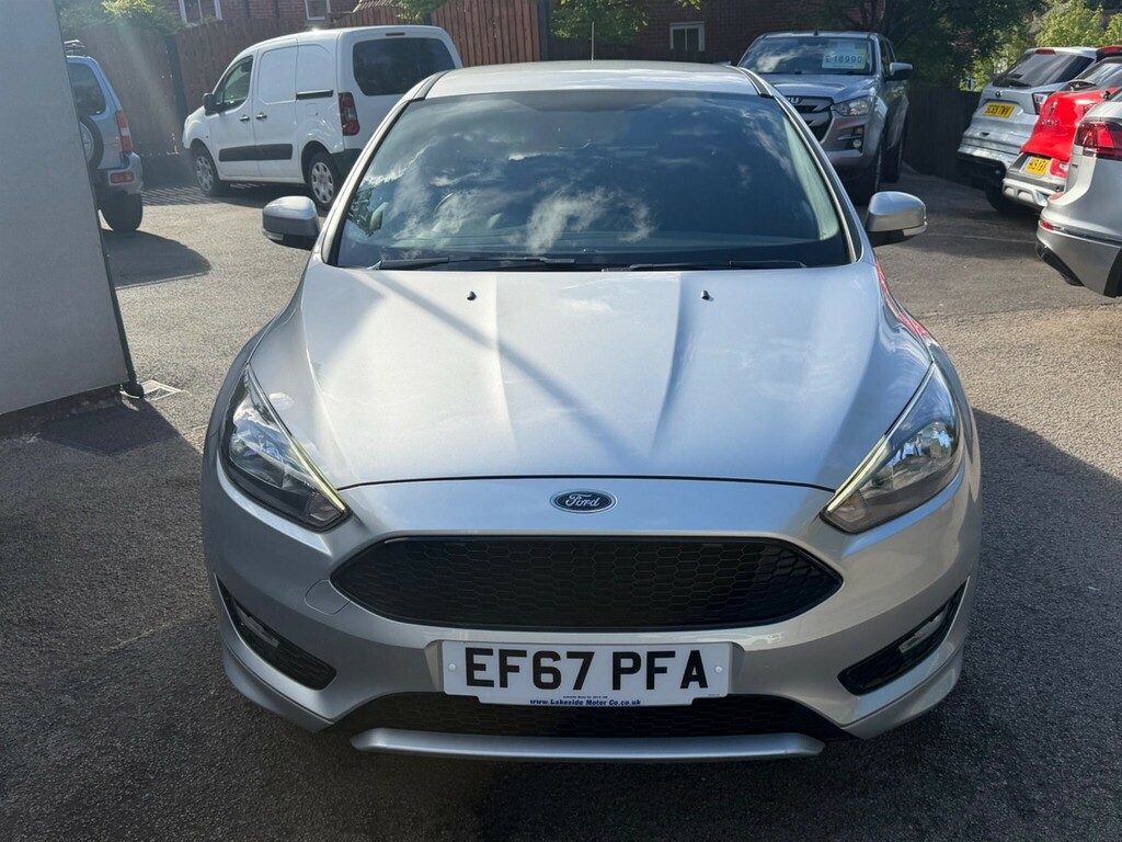 Ford Focus 1.0T Ecoboost St-line Euro 6 Ss EF67PFA Silver #4