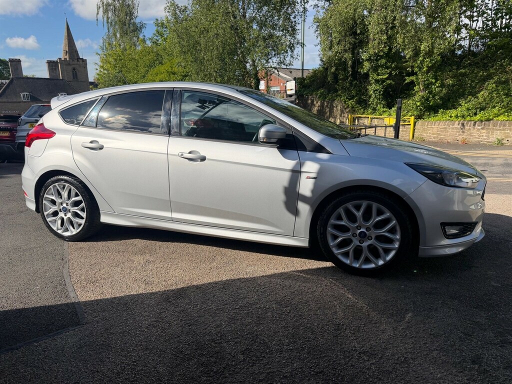 Ford Focus 1.0T Ecoboost St-line Euro 6 Ss EF67PFA Silver #2