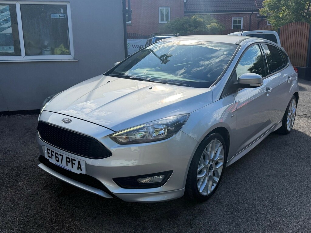 Ford Focus 1.0T Ecoboost St-line Euro 6 Ss EF67PFA Silver #6