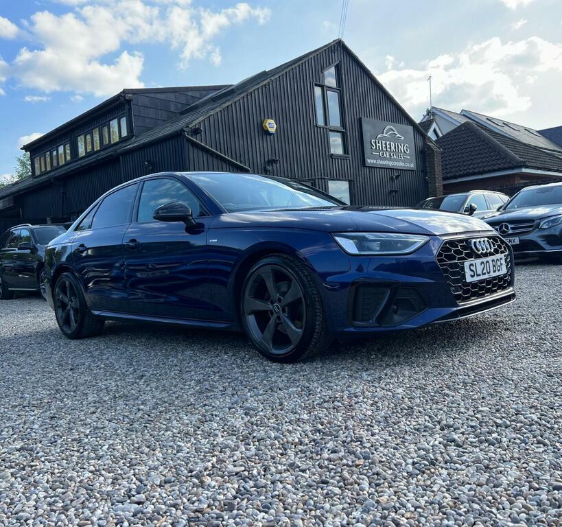 Audi A4 Saloon 2.0 Tfsi 35 Black Edition Euro 6 Ss Blue