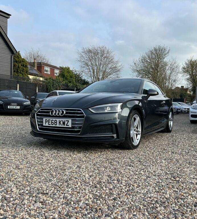 Audi A5 Coupe 2.0 Tdi S Line S Tronic Euro 6 Ss 20 PE68KWZ Grey #3