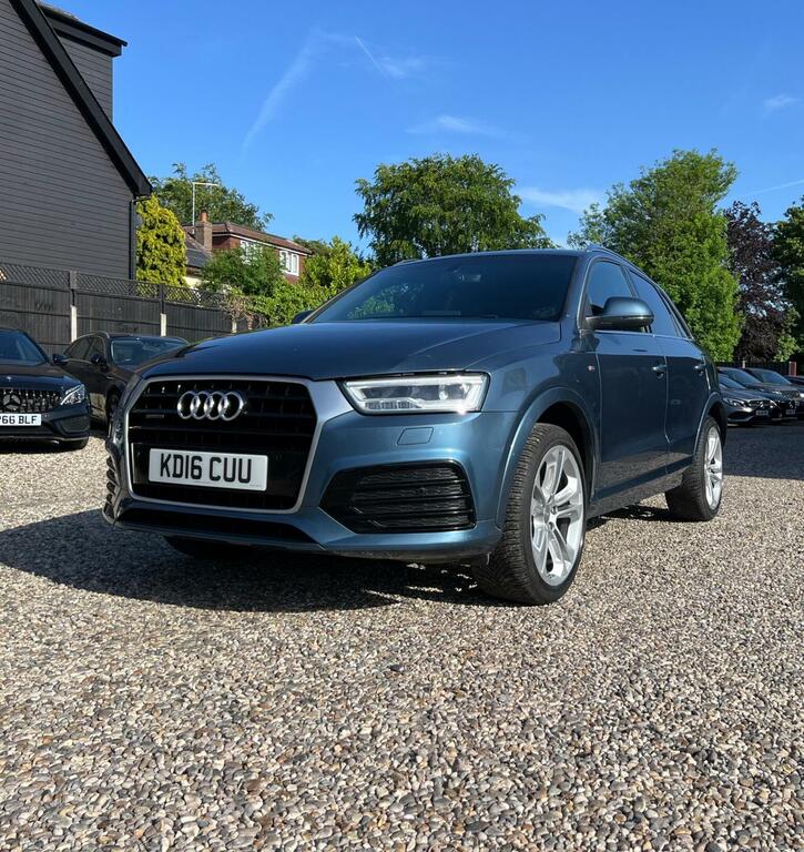 Audi Q3 Suv 2.0 Tdi S Line Plus S Tronic Quattro Euro 6 S KD16CUU Blue #3