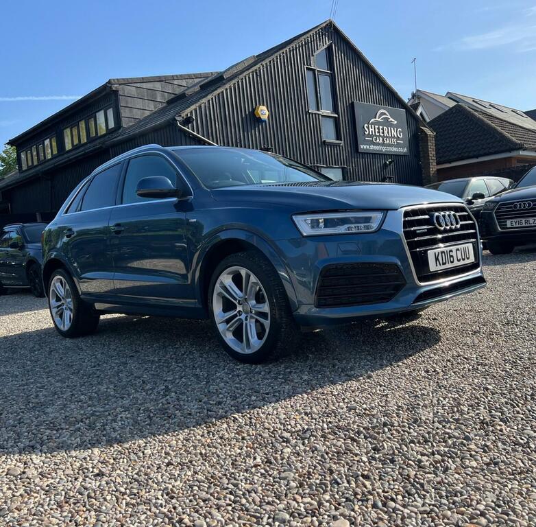 Audi Q3 Suv 2.0 Tdi S Line Plus S Tronic Quattro Euro 6 S Blue