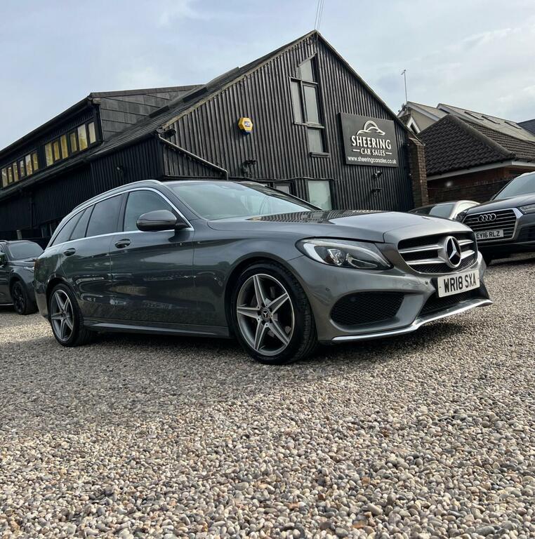 Mercedes-Benz C Class Estate 2.1 C220d Amg Line G-tronic Euro 6 Ss 5 Grey