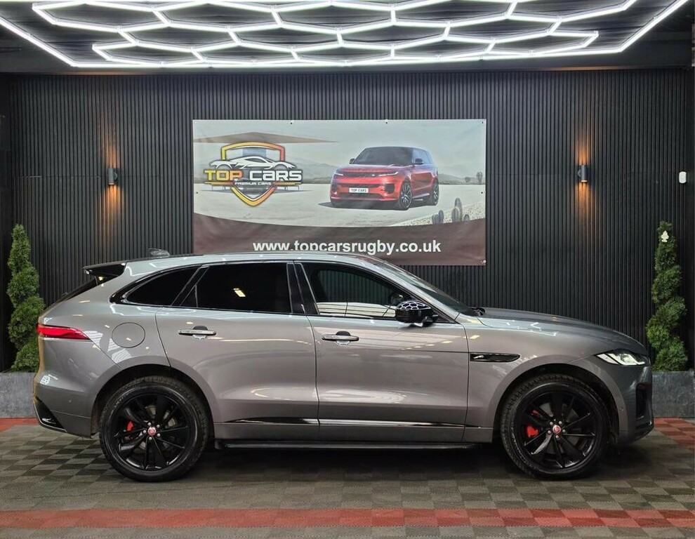 Jaguar F-Pace Suv 2.0 P400e 17.1Kwh R-dynamic Se 2021 AE71OXN Grey #4