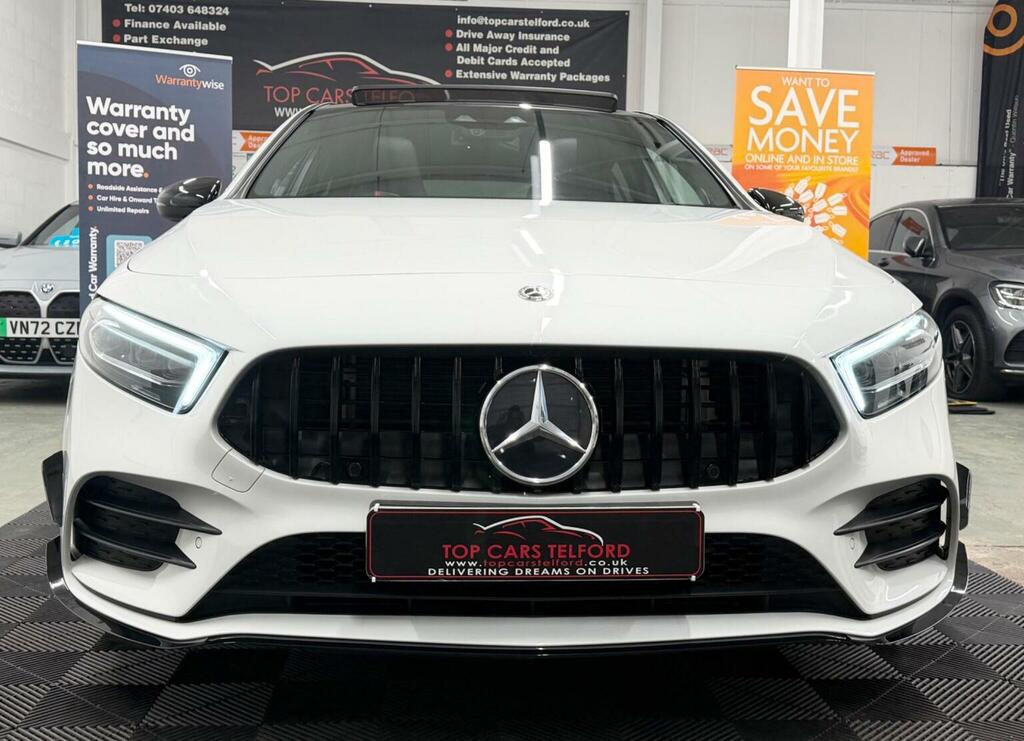 Mercedes-Benz A Class Hatchback 2.0 A200d Amg Line Premium Plus 8G-dct PG19EVJ White #2