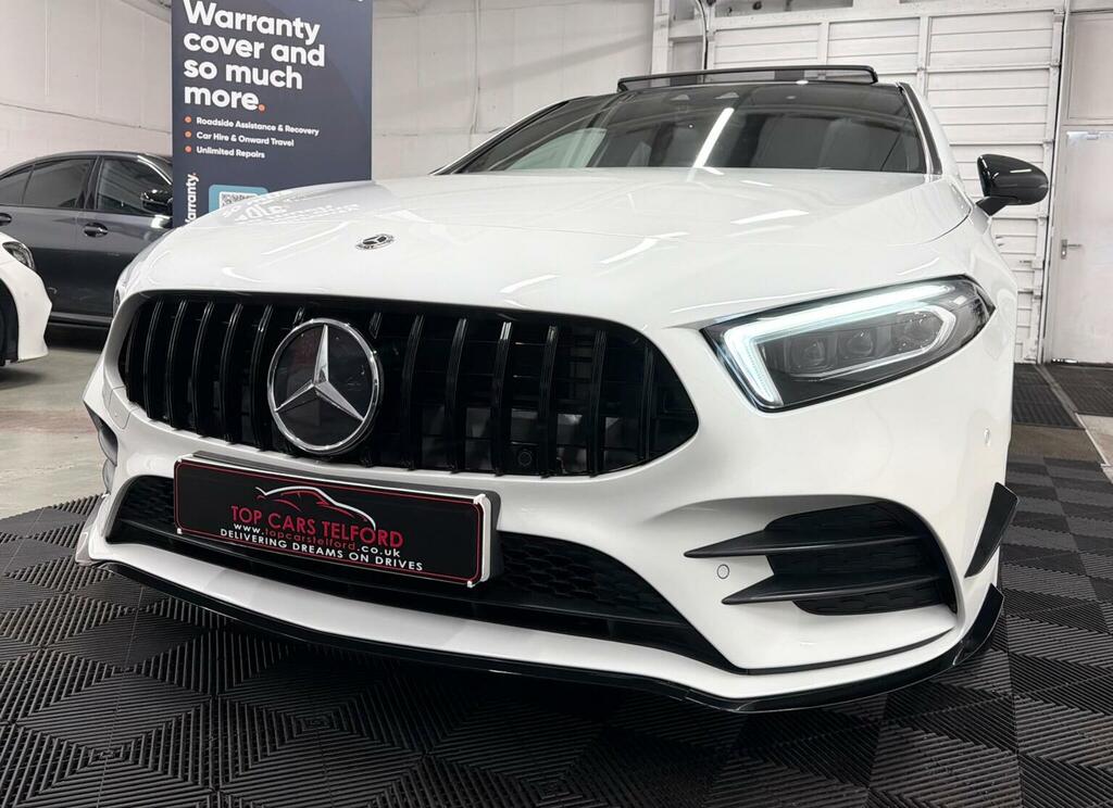 Mercedes-Benz A Class Hatchback 2.0 A200d Amg Line Premium Plus 8G-dct PG19EVJ White #3