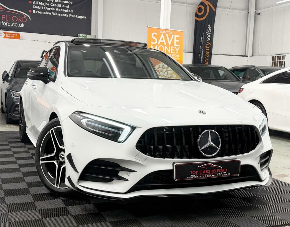 Mercedes-Benz A Class Hatchback 2.0 A200d Amg Line Premium Plus 8G-dct PG19EVJ White #6