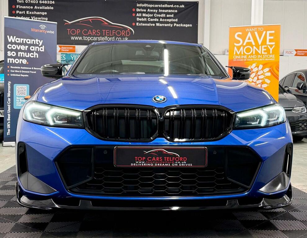 BMW 3 Series Saloon 2.0 330E 12Kwh M Sport Euro 6 Ss WD72KGN Blue #2