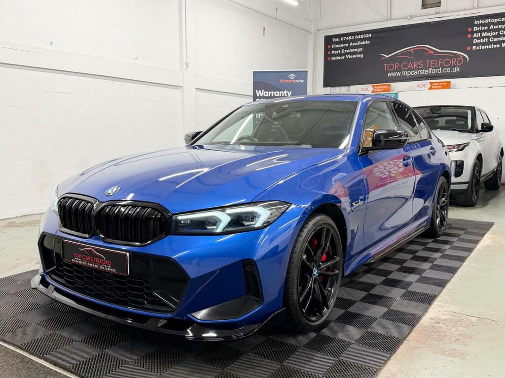 BMW 3 Series Saloon 2.0 330E 12Kwh M Sport Euro 6 Ss WD72KGN Blue #5