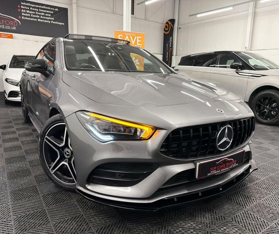 Mercedes-Benz CLA Class Saloon 2.0 Cla220 Amg Line Premium Plus Coupe 7G YK69ENR Grey #6