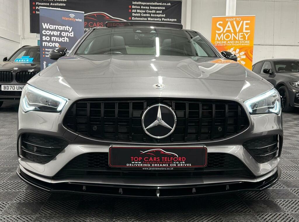 Mercedes-Benz CLA Class Saloon 2.0 Cla220 Amg Line Premium Plus Coupe 7G YK69ENR Grey #4