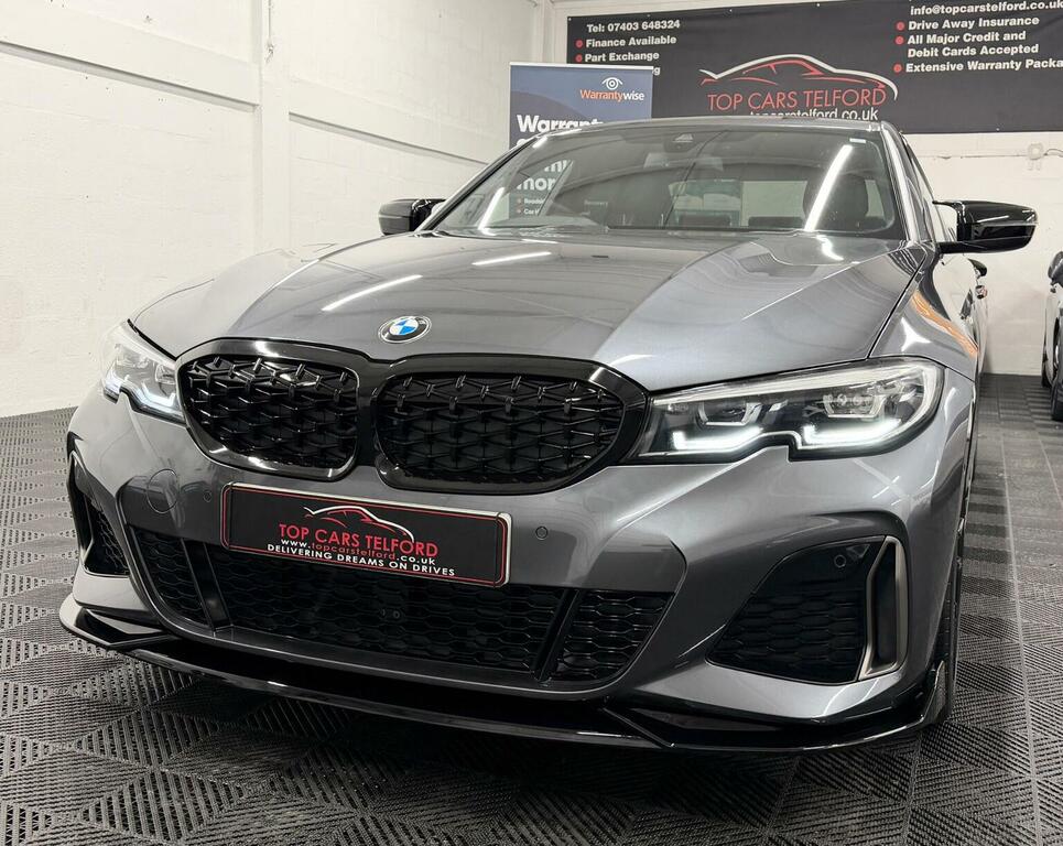 BMW 3 Series Saloon 3.0 M340d Mht Xdrive Euro 6 Ss YG71VVL Grey #3