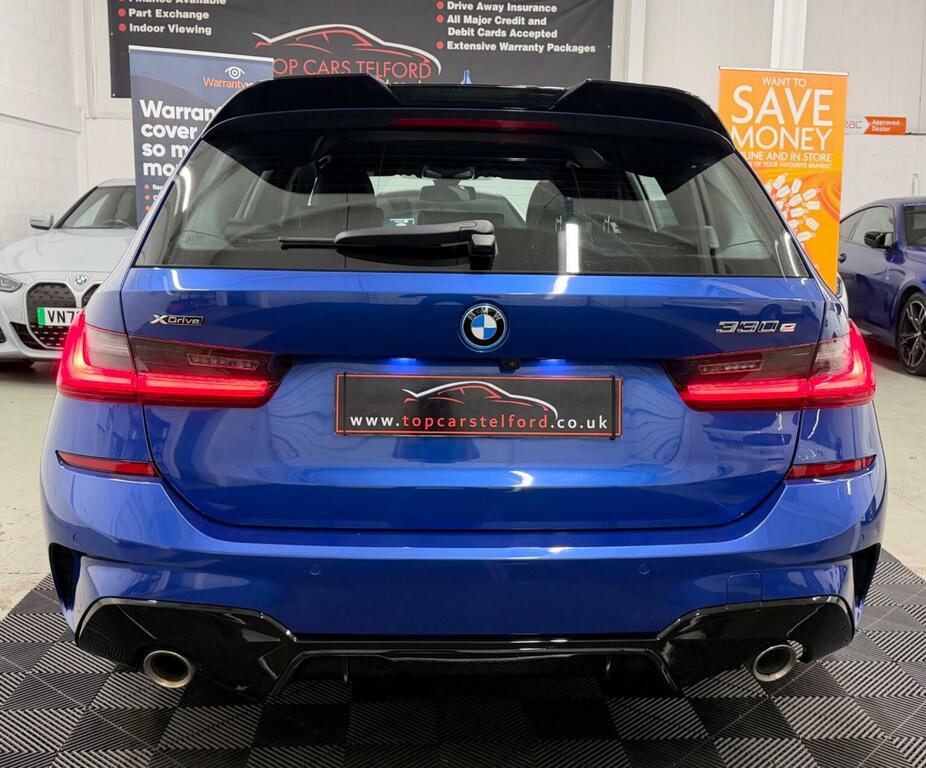 BMW 3 Series Estate 2.0 330E 12Kwh M Sport Touring Xdrive KR71FHN Blue #5