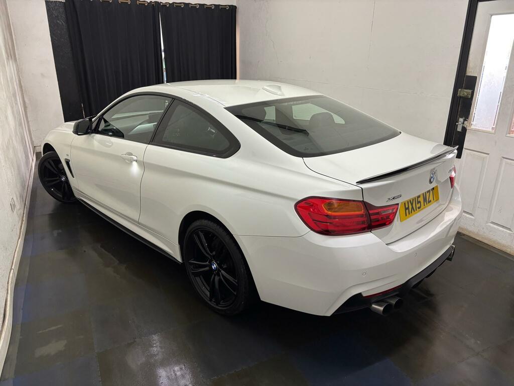 BMW 4 Series 435D Xdrive M Sport HX15MZT White #4