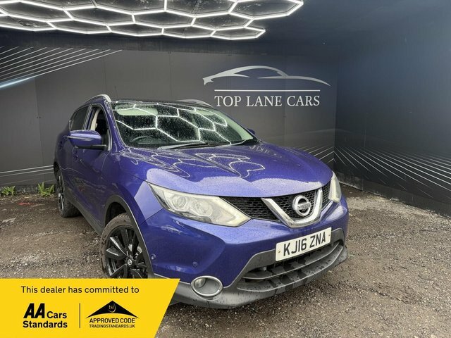 Nissan Qashqai 2016 1.5 Dci Tekna 2Wd Euro 6 Ss Blue