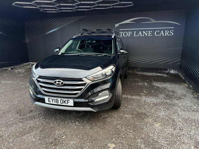 Hyundai Tucson 2018 1.7 Crdi Blue Drive Se Nav Euro 6 Ss EY18OKF Black #6