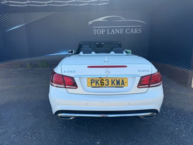 Mercedes-Benz E Class 2013 3.0 E350d V6 Bluetec Amg Sport Cabriolet G-tr White #3