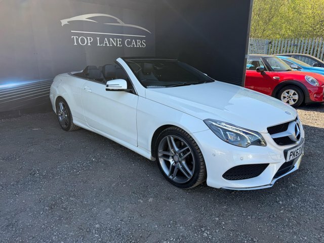 Mercedes-Benz E Class 2013 3.0 E350d V6 Bluetec Amg Sport Cabriolet G-tr White #5