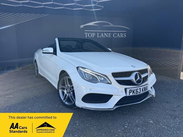 Mercedes-Benz E Class 2013 3.0 E350d V6 Bluetec Amg Sport Cabriolet G-tr White