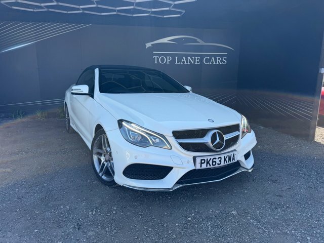 Mercedes-Benz E Class 2013 3.0 E350d V6 Bluetec Amg Sport Cabriolet G-tr White #2