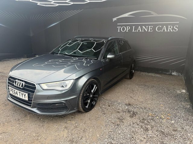 Audi A3 2014 2.0 Tdi S Line Sportback S Tronic Euro 6 Ss PE64TYY Grey #2
