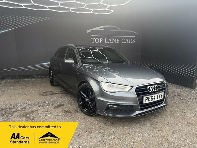 Audi A3 2014 2.0 Tdi S Line Sportback S Tronic Euro 6 Ss Grey