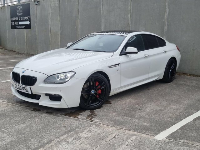 BMW 6 Series Gran Coupe 2013 3.0 640D M Sport Euro 5 Ss White #2