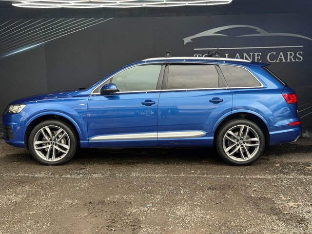 Audi Q7 2016 3.0 Tdi V6 S Line Tiptronic Quattro Euro 6 S BT16DFE Blue #3
