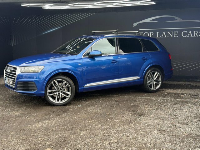 Audi Q7 2016 3.0 Tdi V6 S Line Tiptronic Quattro Euro 6 S BT16DFE Blue #6