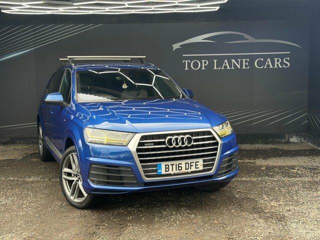 Audi Q7 2016 3.0 Tdi V6 S Line Tiptronic Quattro Euro 6 S BT16DFE Blue #5