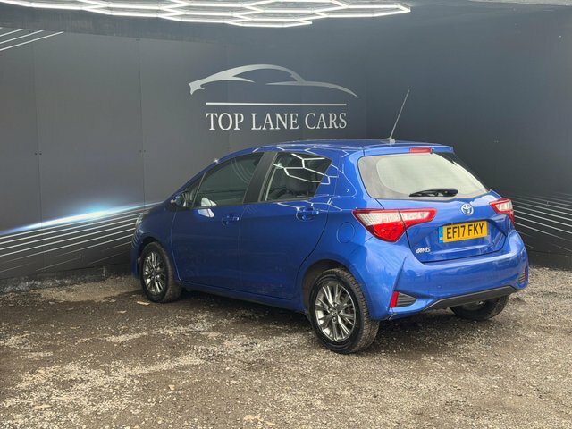 Toyota Yaris 2017 1.5 Vvt-i Icon Cvt Euro 6 EF17FKY Blue #5