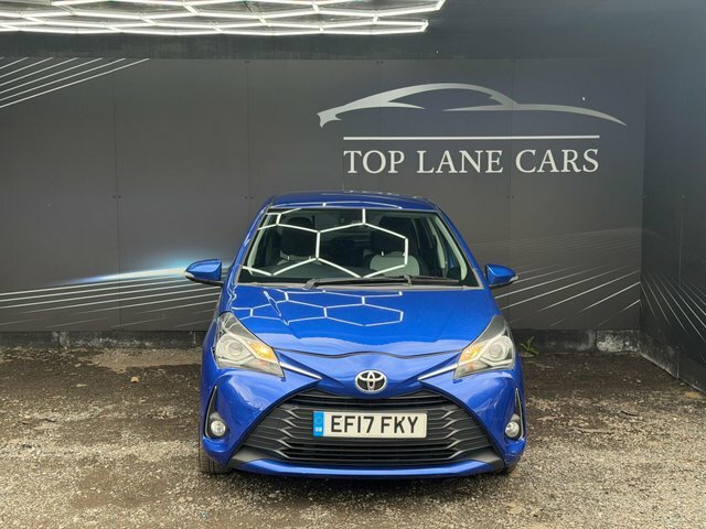 Toyota Yaris 2017 1.5 Vvt-i Icon Cvt Euro 6 EF17FKY Blue #3