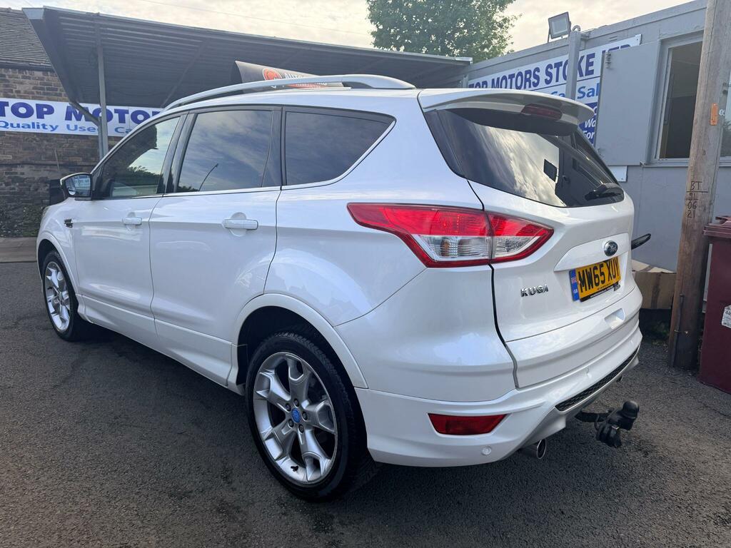 Ford Kuga 2.0 Tdci Titanium Sport Powershift Awd Euro 6 Ss MW65XUY White #4